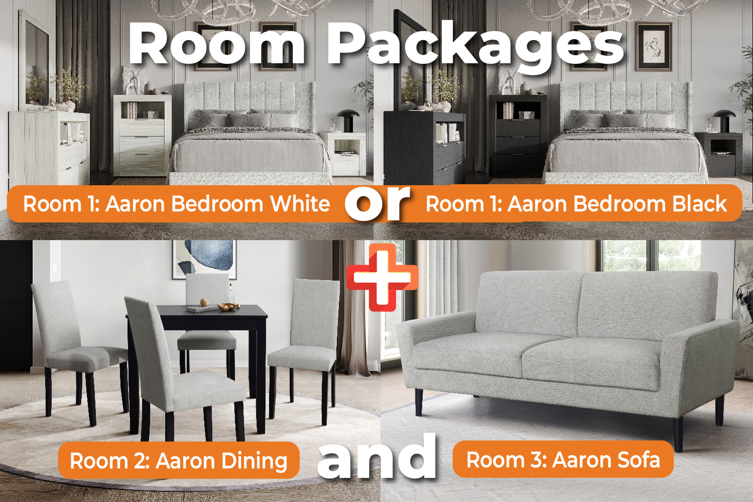 Aaron Three Room Packages