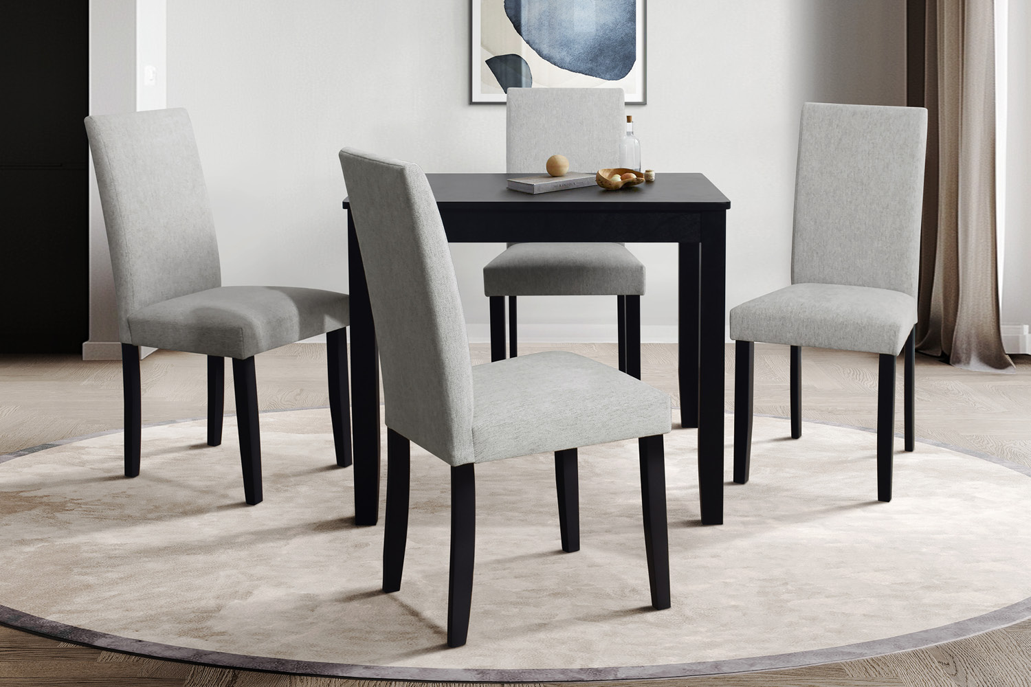 Aaron Dining #0369D (Table + 4 Chairs)