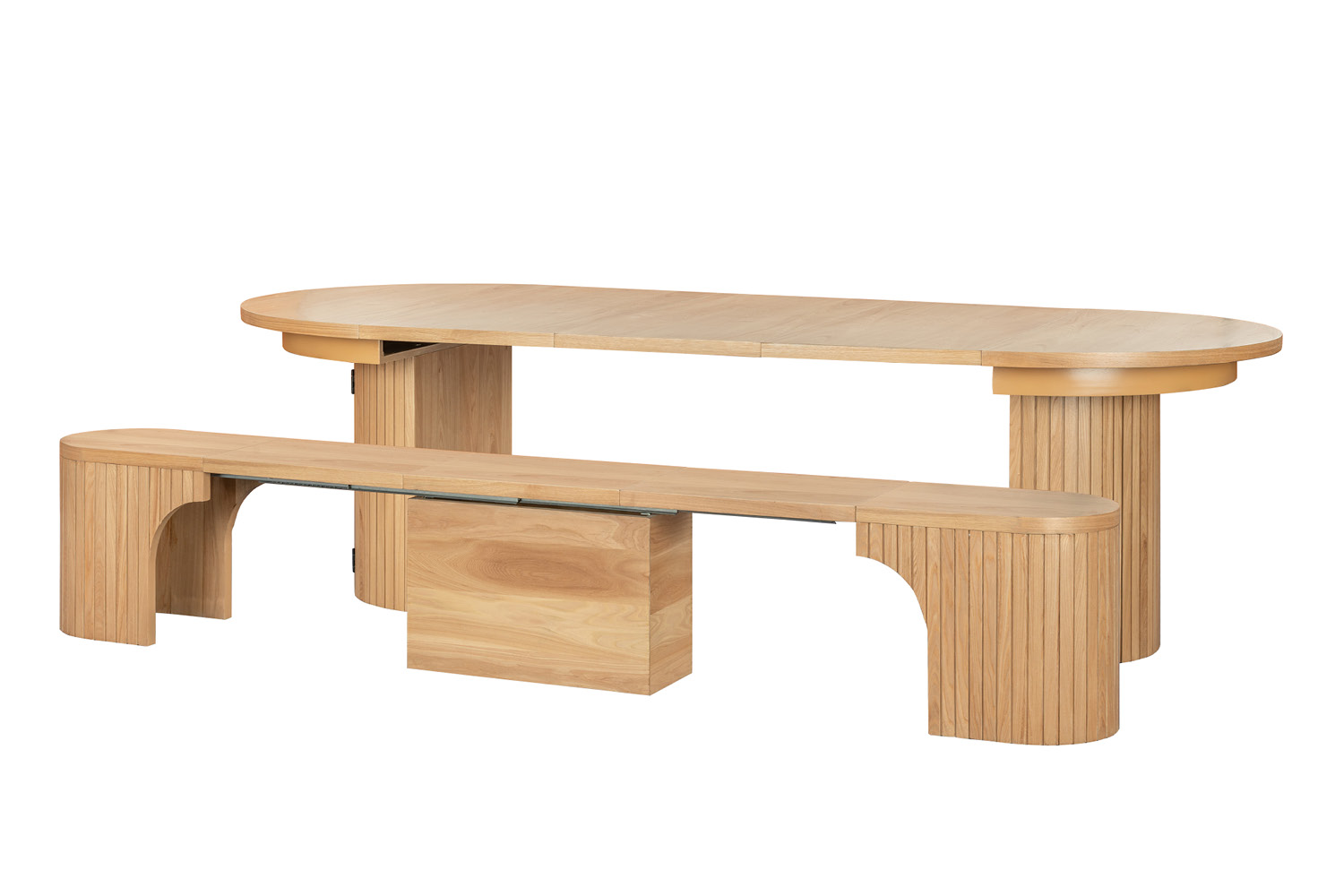 Leafy Dining #8609D (Extension Table + Extension Bench) - Image 10