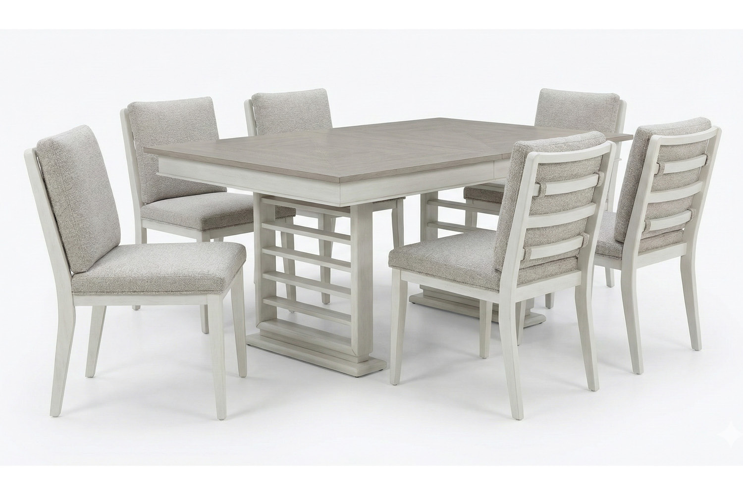 Shawn Dining #0531D (Table + 6 Chairs) - Image 2