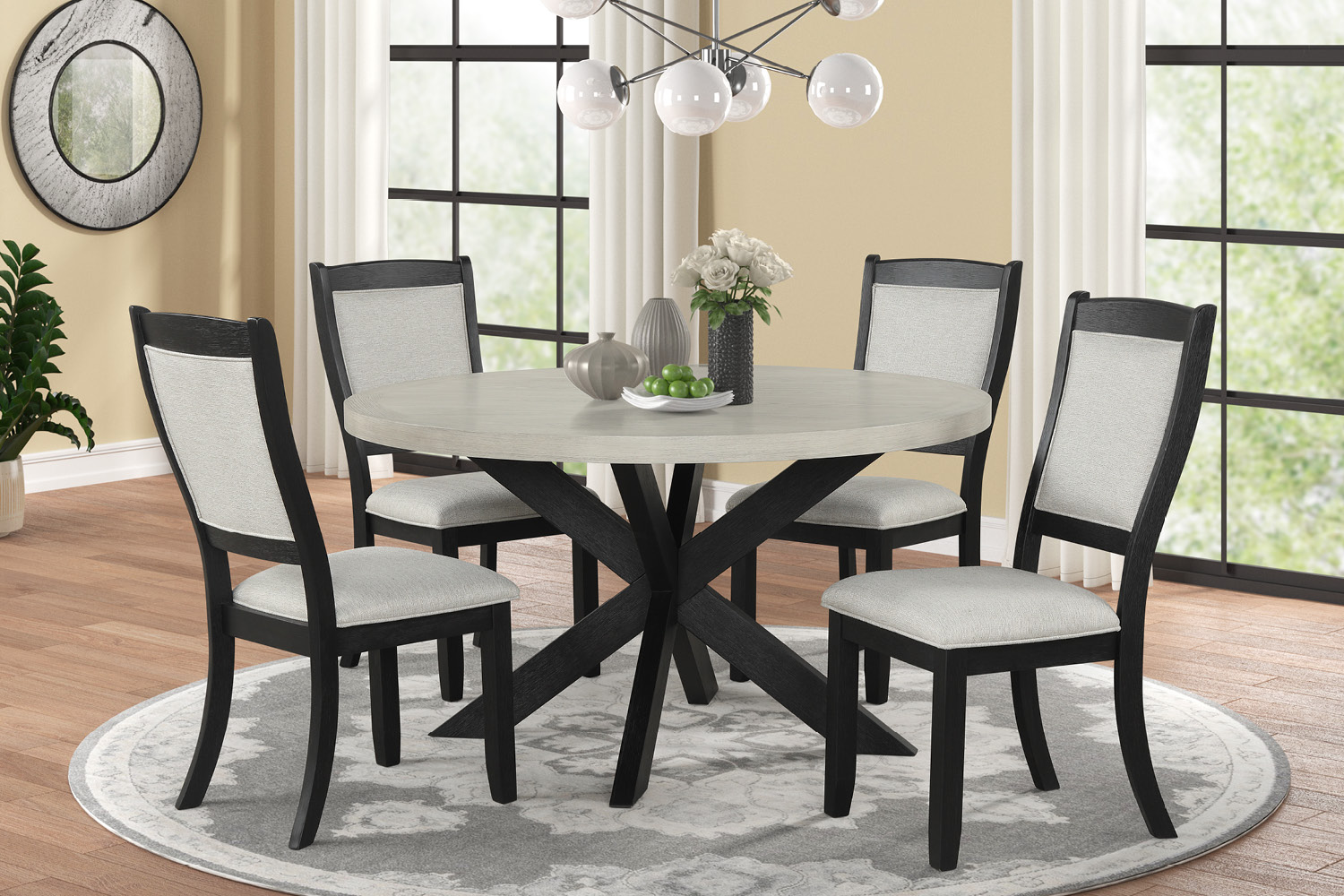 Orson Dining #8645D (Table + 4 Chairs)