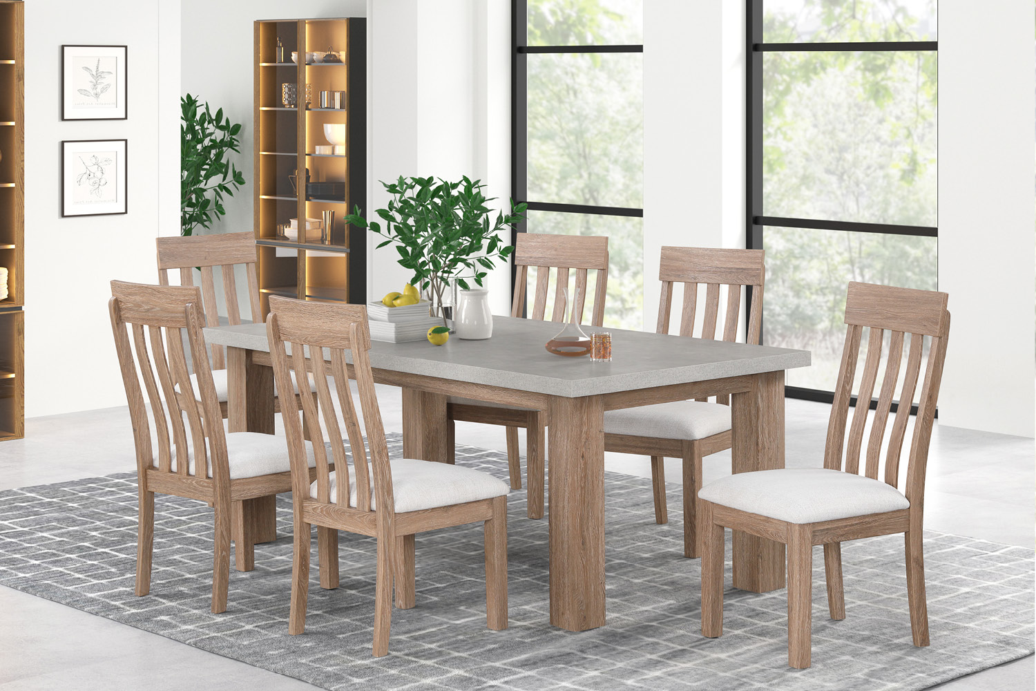 Irena Dining #0452D (Table + 8 Chairs) - Image 2