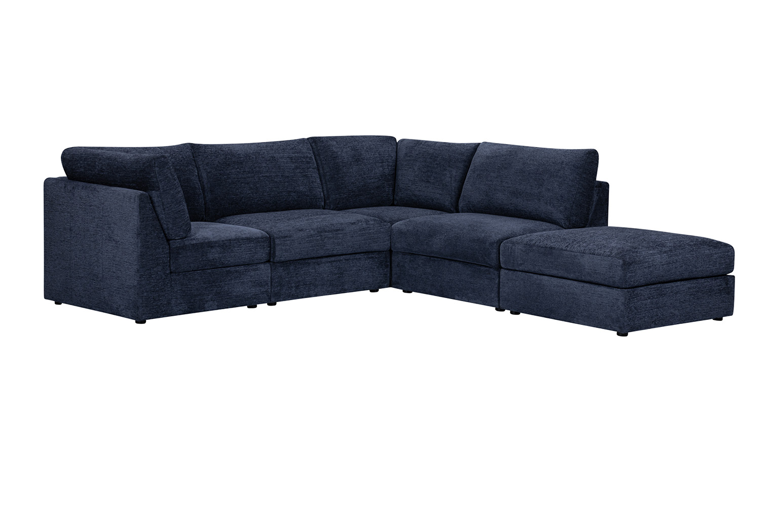 Ariel #U7445S (5 Piece Modular *2 Armless, 2 Corners & Ottoman) - Image 3