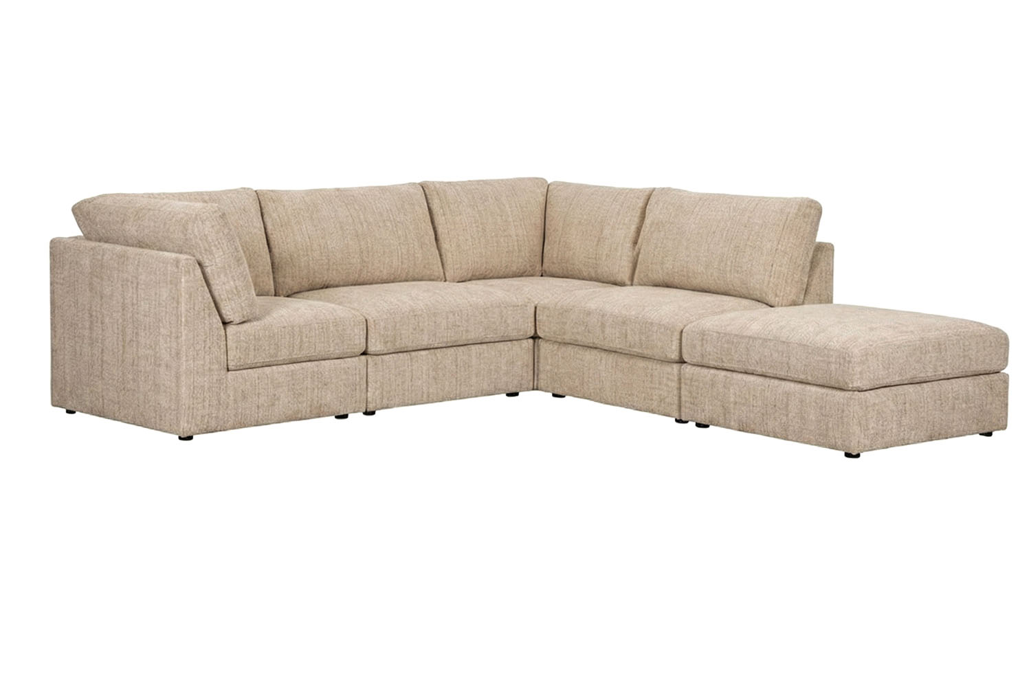 Ariel #U7445S (5 Piece Modular *2 Armless, 2 Corners & Ottoman) - Image 7
