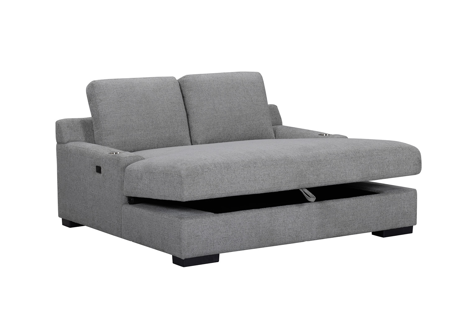Bryce #U7323H (Sofa with Storage, 2 SS Cupholders & USB) - Image 8