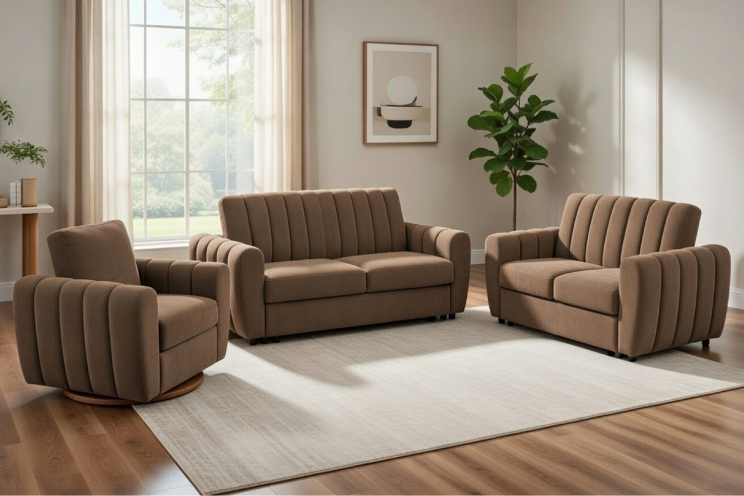 Carly #U74683  (Pop Up Sleeper Multifunction Sofa)