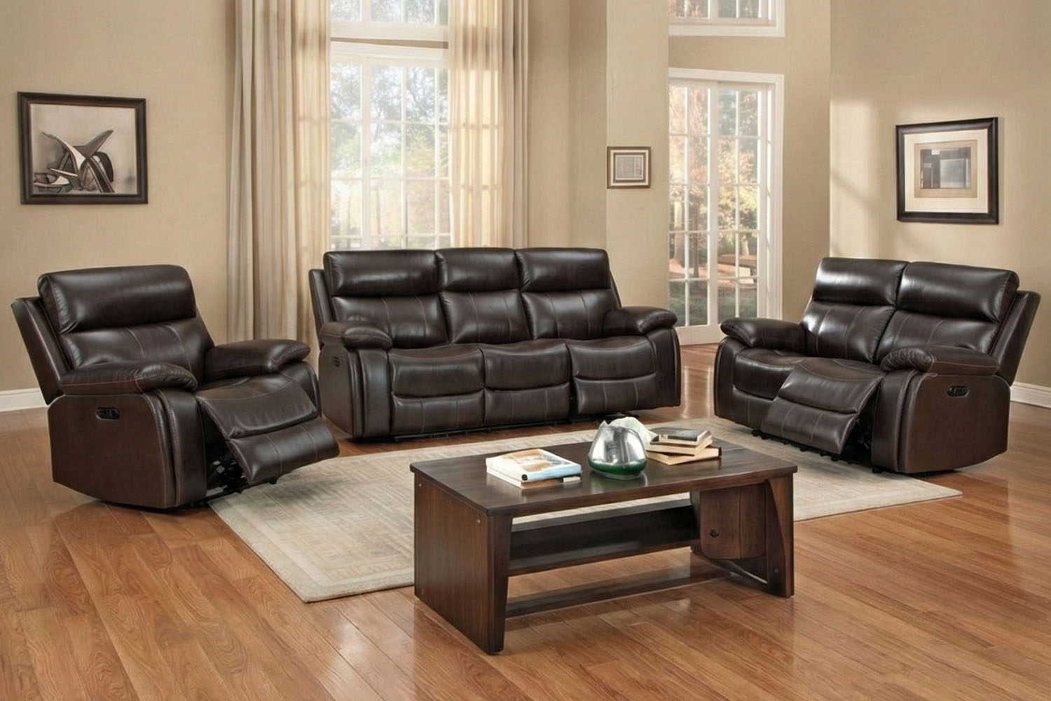 Fabio #U83113 (Leather P2 Power Motion Sofa) - Image 2